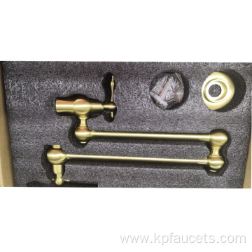 Commercial Wall Kitchen Sink Brass Faucet